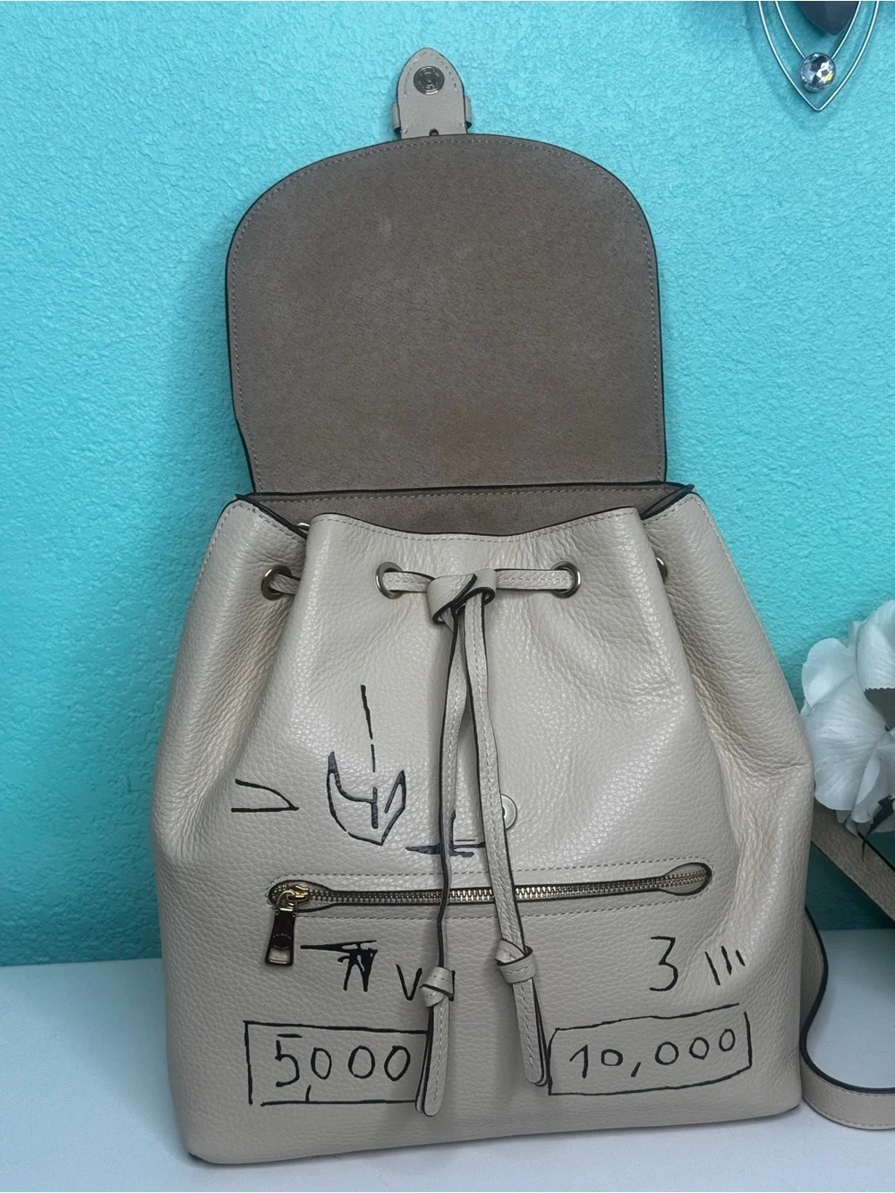 Coach pebble leather